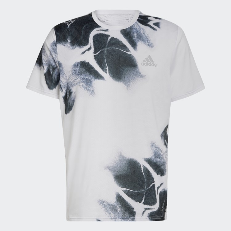 Camiseta Gráfica Rápida Adidas Branca