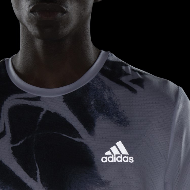 Camiseta Gráfica Rápida Adidas Branca