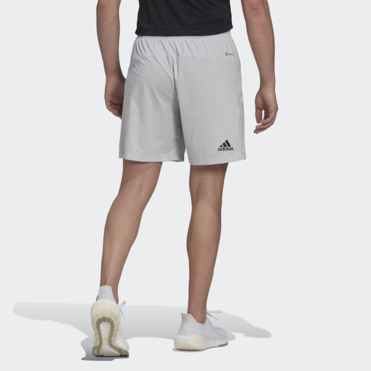 Train Icons Short De Treino De 3 Barras Cinza Adidas