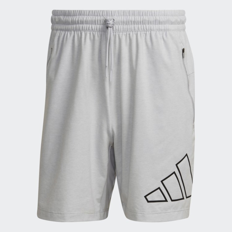 Train Icons Short De Treino De 3 Barras Cinza Adidas