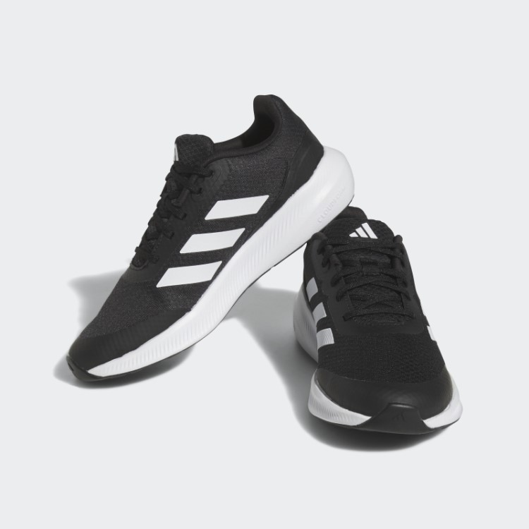 Tênis Preto Adidas Runfalcon 3 Com Cadarço