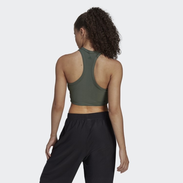 Regata Adidas Yoga Studio Canelada Verde óxido Verde