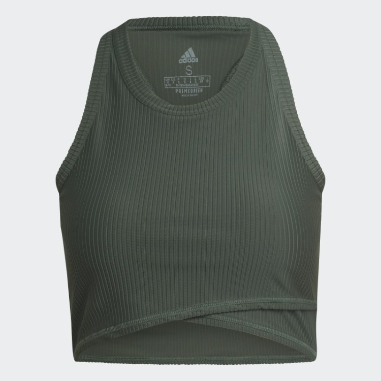 Regata Adidas Yoga Studio Canelada Verde óxido Verde