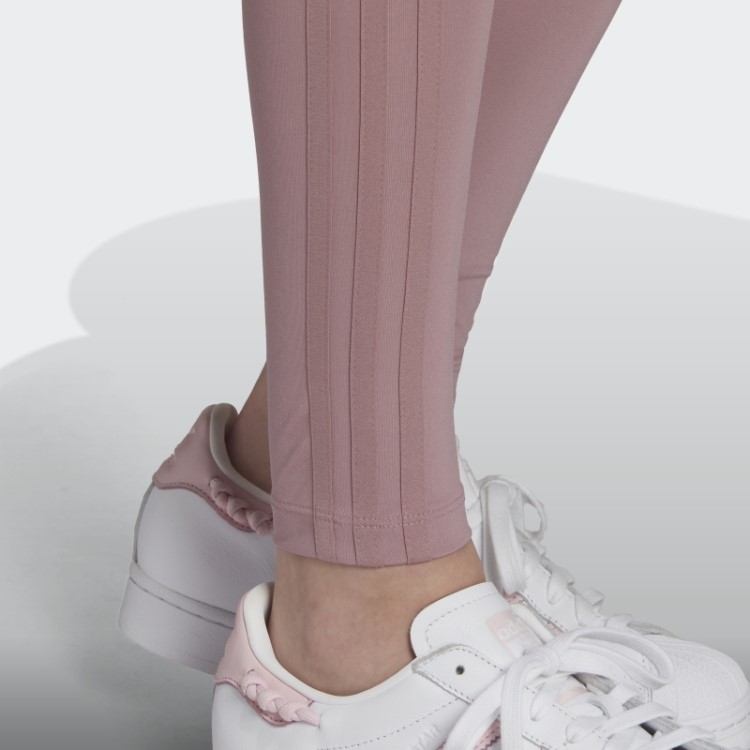 Meia-calça Adidas Malve Adicolor Classics Com As Três Listras Tonais