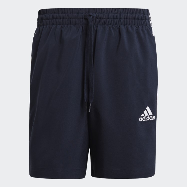 Short Adidas Aeroready Essentials Chelsea Com As Três Listras Branco Estiloso