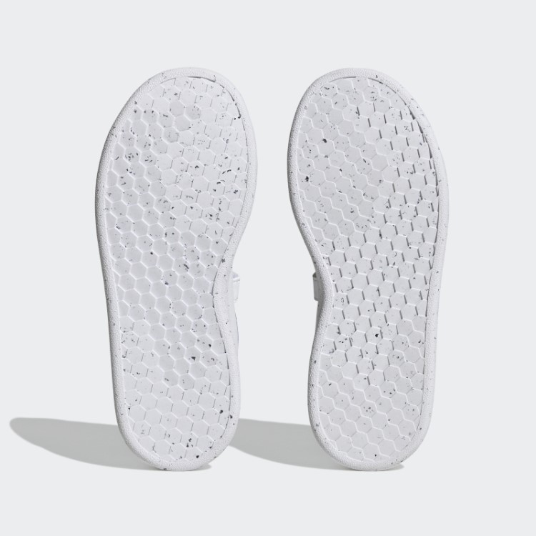Vantagem Estilo De Vida Sapatos De Velcro Adidas Branco