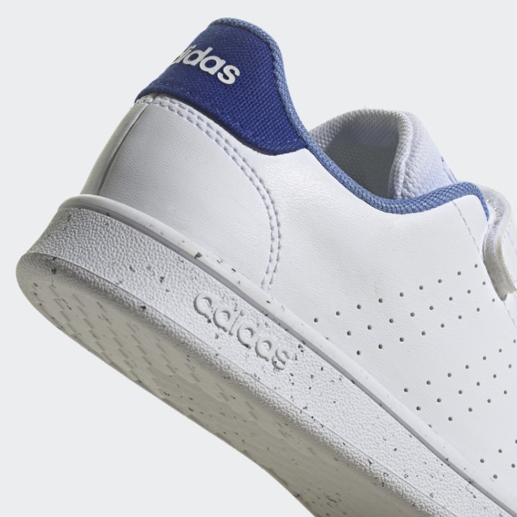 Vantagem Estilo De Vida Sapatos De Velcro Adidas Branco
