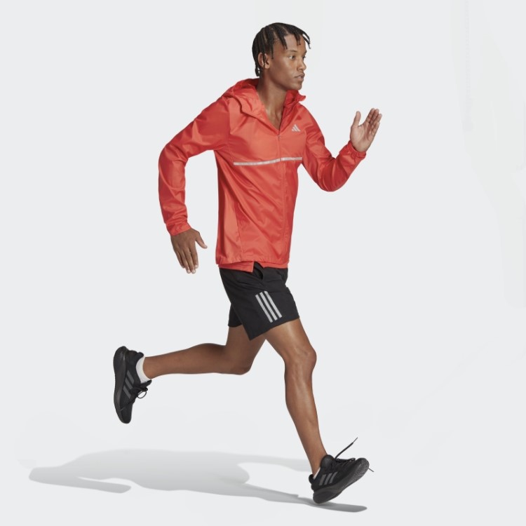 Adidas Red Possui A Jaqueta De Corrida