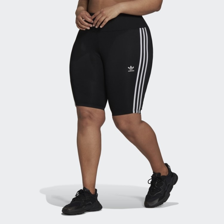 Meia-calça Preta Adidas Adicolor Classics De Cintura Alta Primeblue (tamanho Grande)
