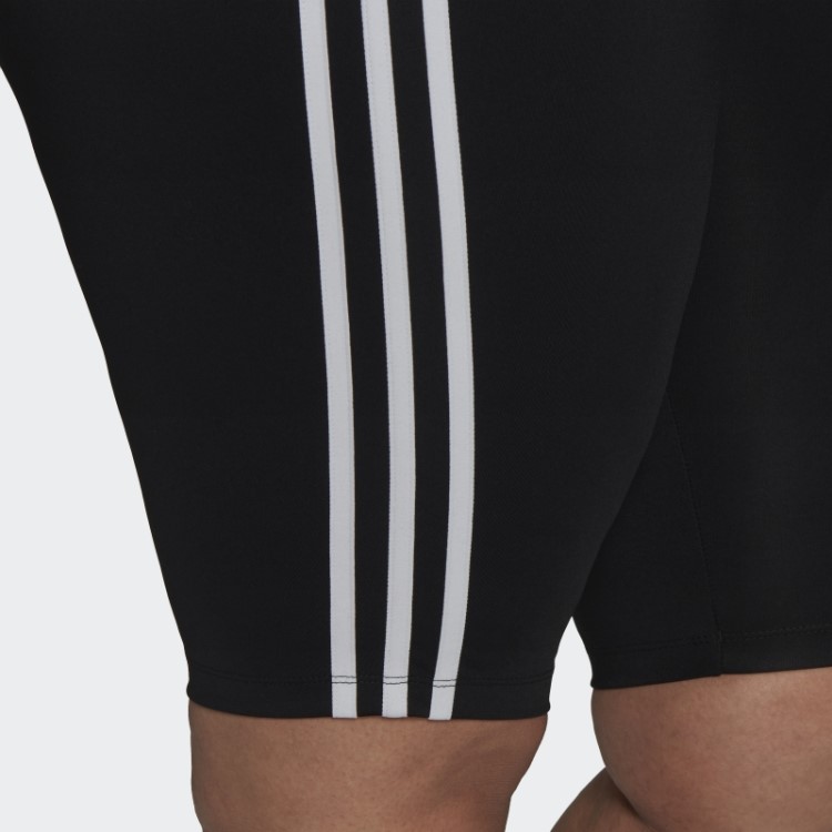 Meia-calça Preta Adidas Adicolor Classics De Cintura Alta Primeblue (tamanho Grande)