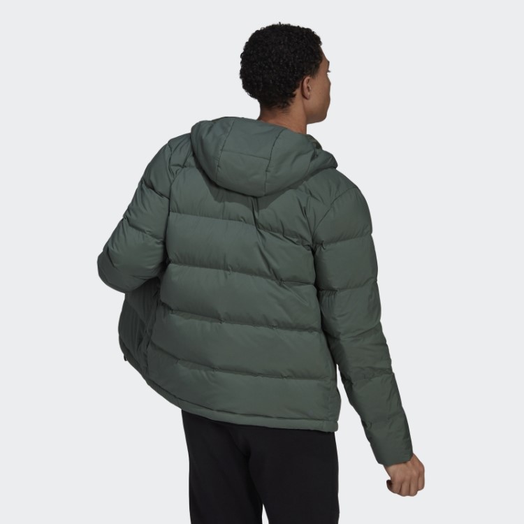 Jaqueta Adidas Green Oxide Helionic Com Capuz