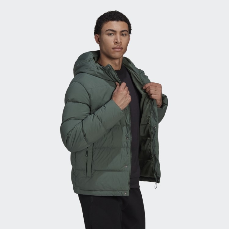 Jaqueta Adidas Green Oxide Helionic Com Capuz