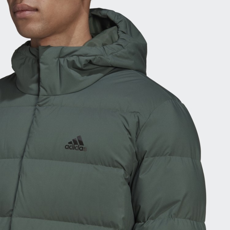 Jaqueta Adidas Green Oxide Helionic Com Capuz