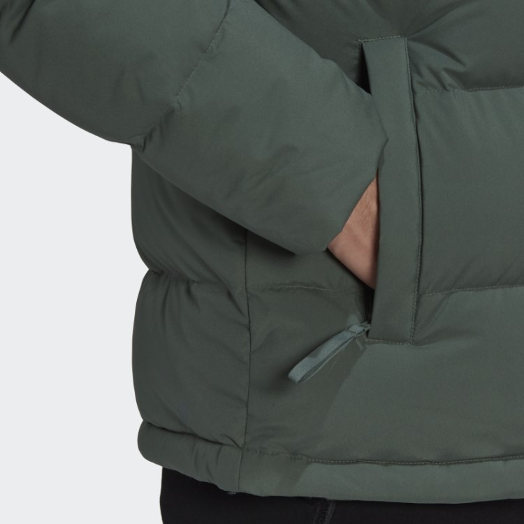 Jaqueta Adidas Green Oxide Helionic Com Capuz