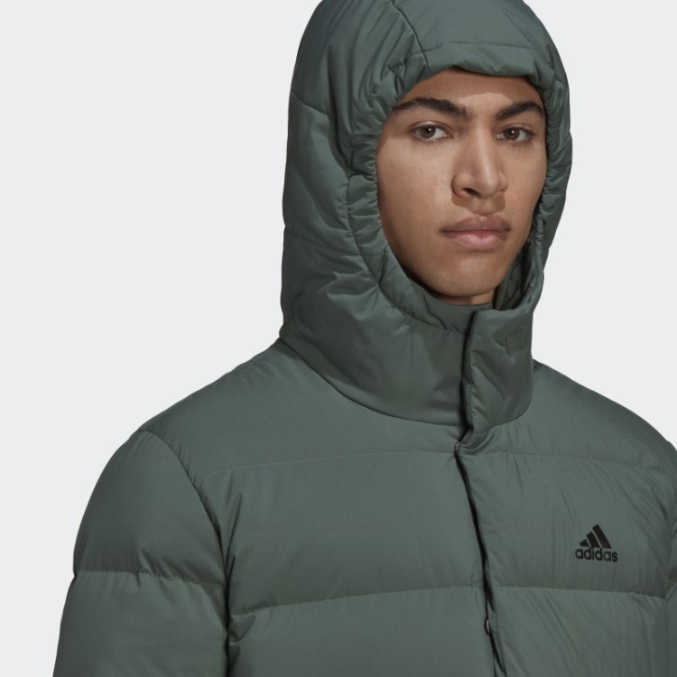 Jaqueta Adidas Green Oxide Helionic Com Capuz