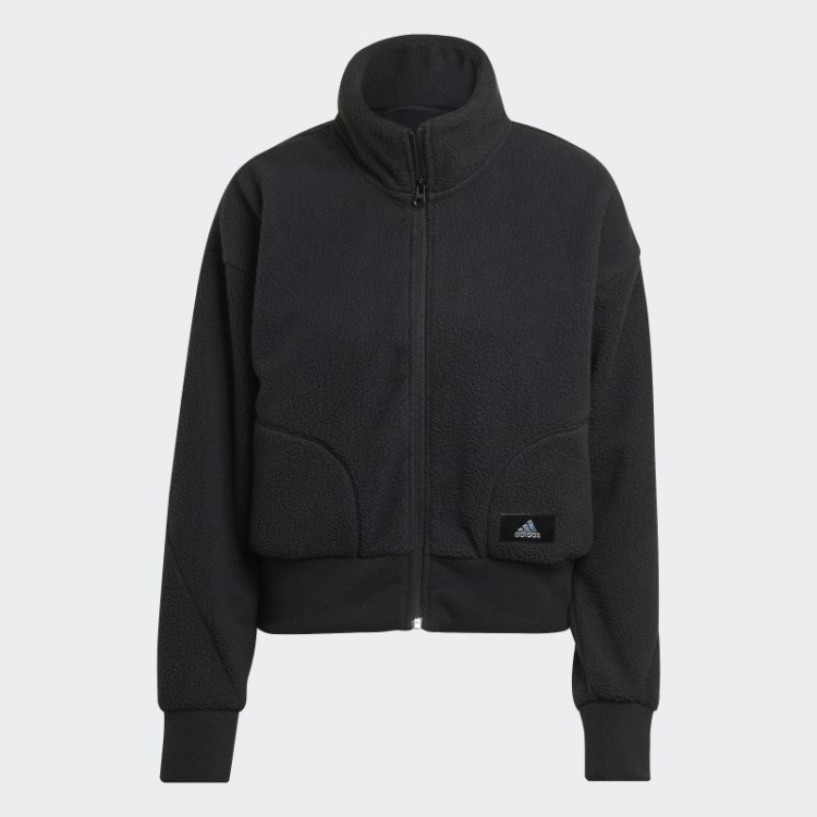Jaqueta Sherpa Holidayz Preta Adidas