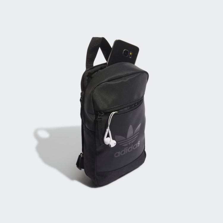 Pacote De Alça De Arquivo Adicolor Adidas Preto