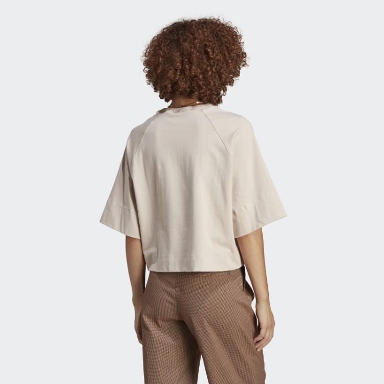 Camiseta Premium Essentials Taupe Adidas