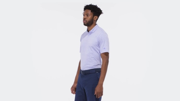 Go-to-print Camisa Pólo De Golfe Azul Dawn Adidas