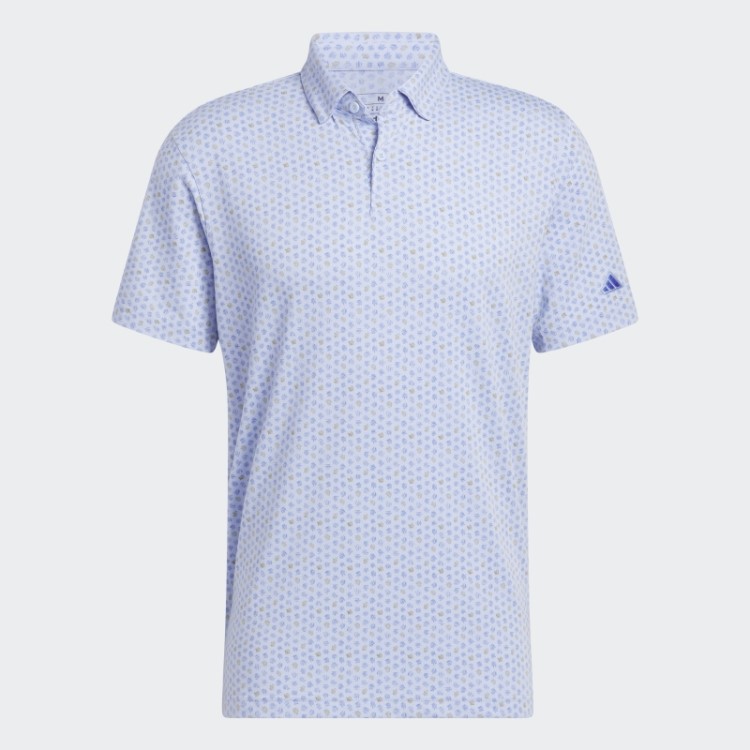 Go-to-print Camisa Pólo De Golfe Azul Dawn Adidas