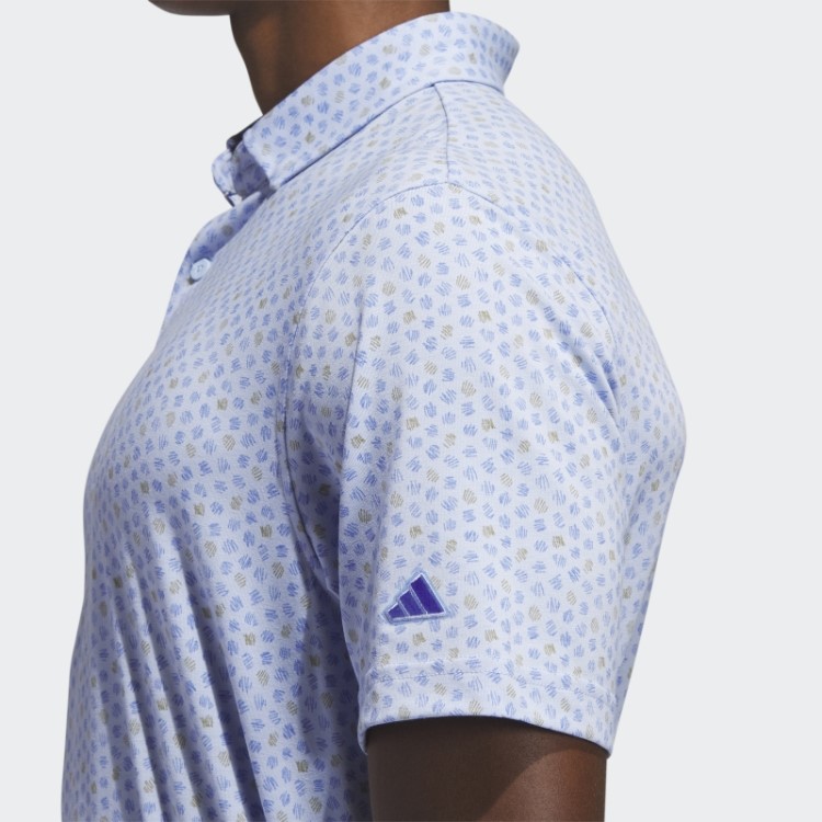 Go-to-print Camisa Pólo De Golfe Azul Dawn Adidas