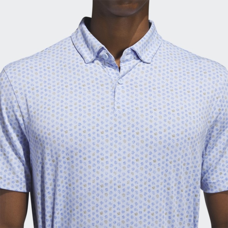 Go-to-print Camisa Pólo De Golfe Azul Dawn Adidas