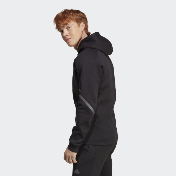 Moletom Com Capuz Preto Adidas Projetado Para Gameday