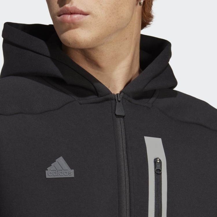 Moletom Com Capuz Preto Adidas Projetado Para Gameday