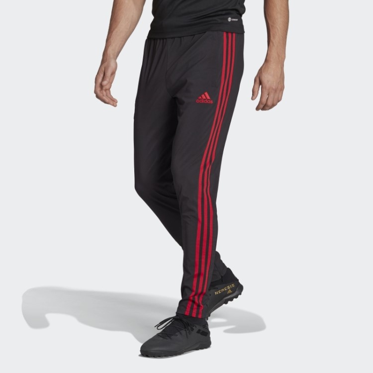 Calças De Treino De Viagem Adidas Manchester United Pretas Quentes