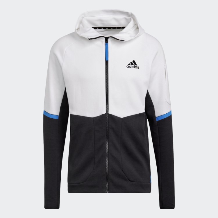 Projetado Para Gameday Jaqueta Com Zíper Completo Branco Adidas