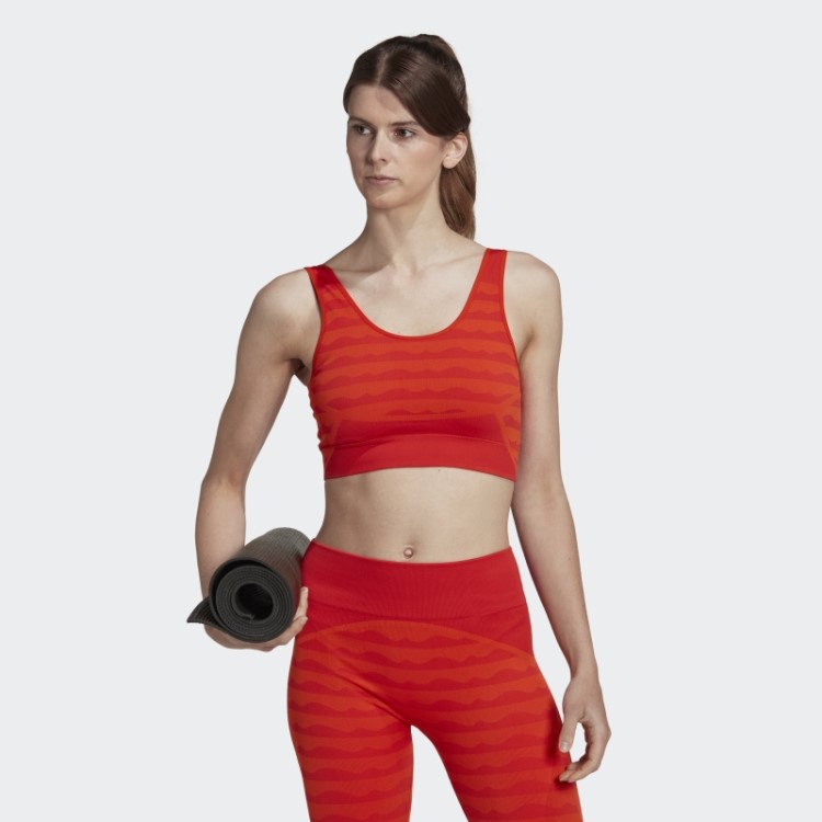 Sutiã Aeroknit Adidas Marimekko Light-support Laranja