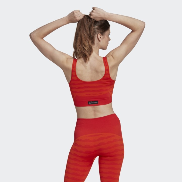 Sutiã Aeroknit Adidas Marimekko Light-support Laranja