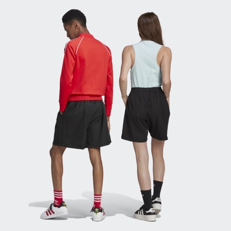 Shorts De Alfaiataria Adicolor Contemporaneo (gênero Neutro) Adidas Preto
