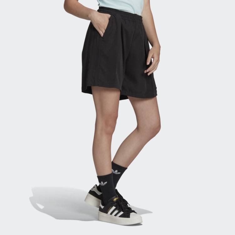Shorts De Alfaiataria Adicolor Contemporaneo (gênero Neutro) Adidas Preto
