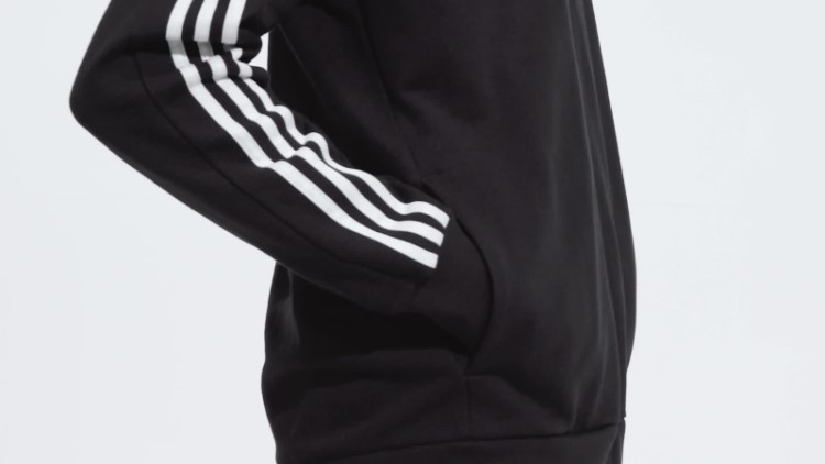 Adidas Essentials Moletom French Terry Com As Três Listras E Moletom Branco Fashion