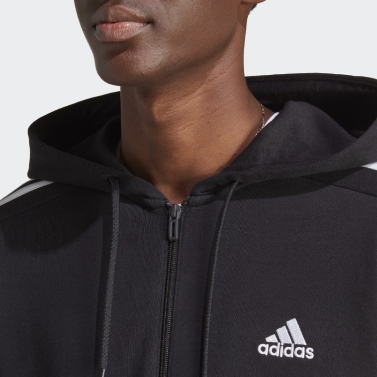 Adidas Essentials Moletom French Terry Com As Três Listras E Moletom Branco Fashion
