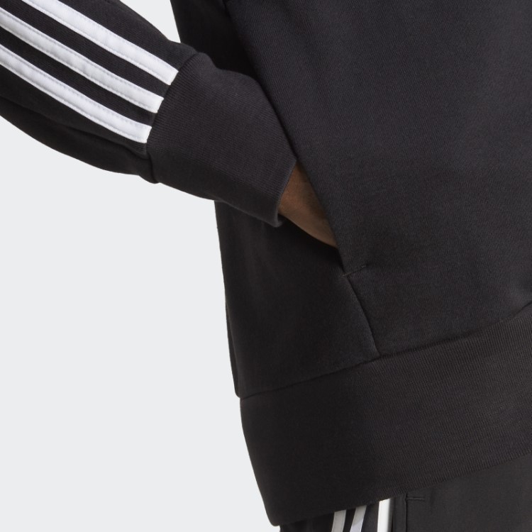 Adidas Essentials Moletom French Terry Com As Três Listras E Moletom Branco Fashion