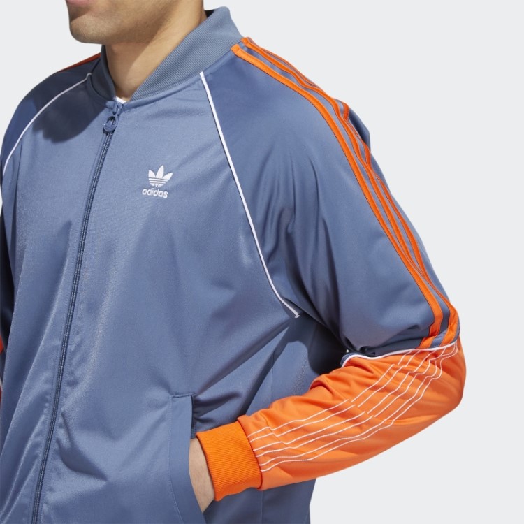 Jaqueta De Trilha Sst De Tricô De Aço Adidas