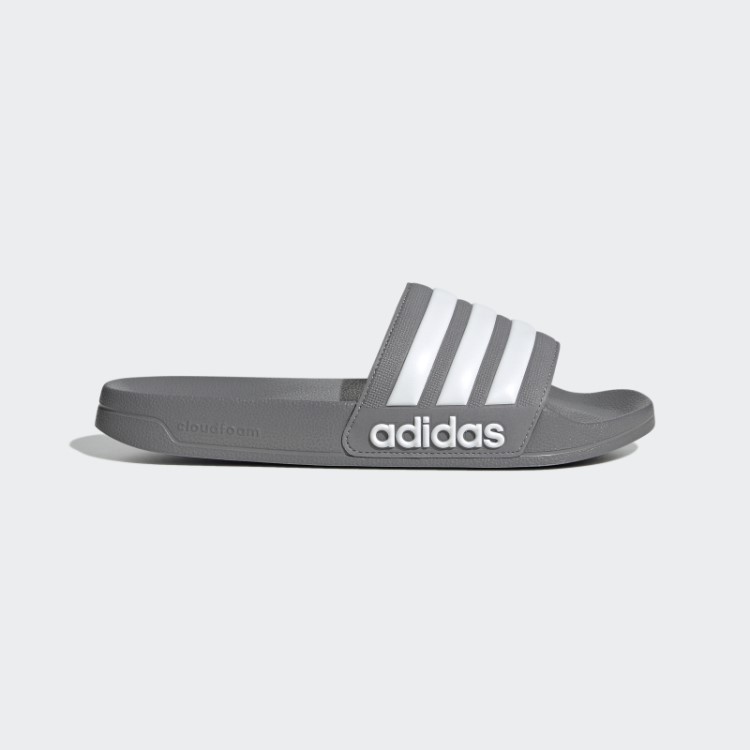 Chinelos De Banho Adilette Cinza Adidas