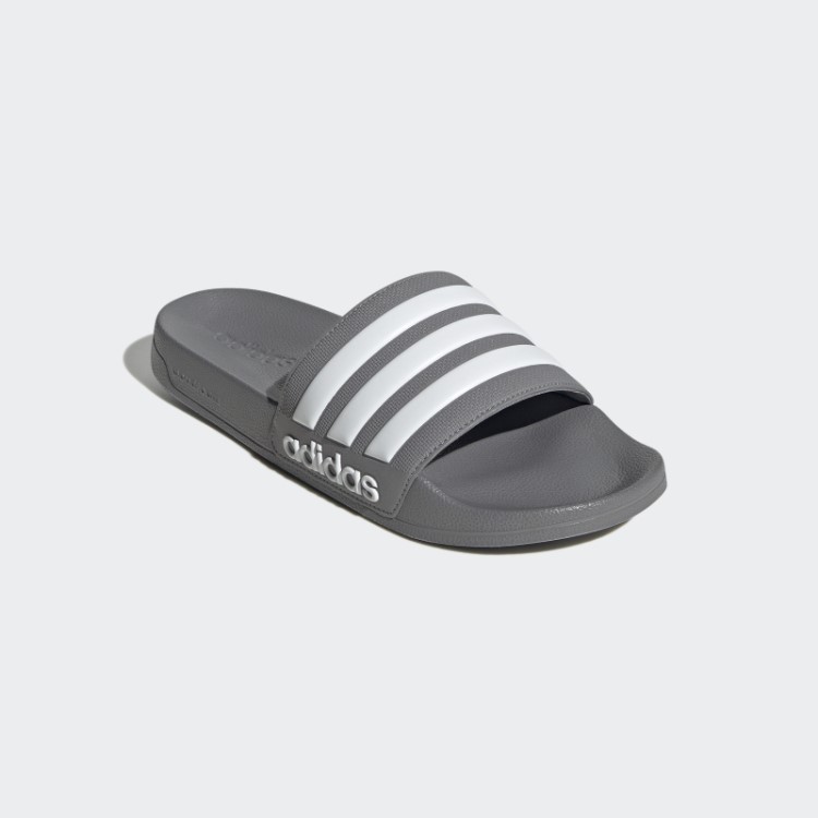 Chinelos De Banho Adilette Cinza Adidas