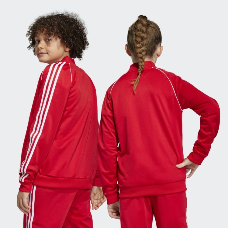 Top De Corrida Adicolor Sst Adidas Escarlate