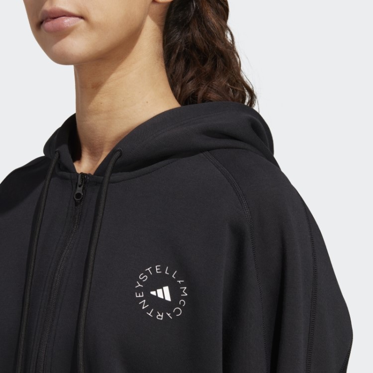 Adidas By Stella Mccartney Moletom Cropped Fashion Preto