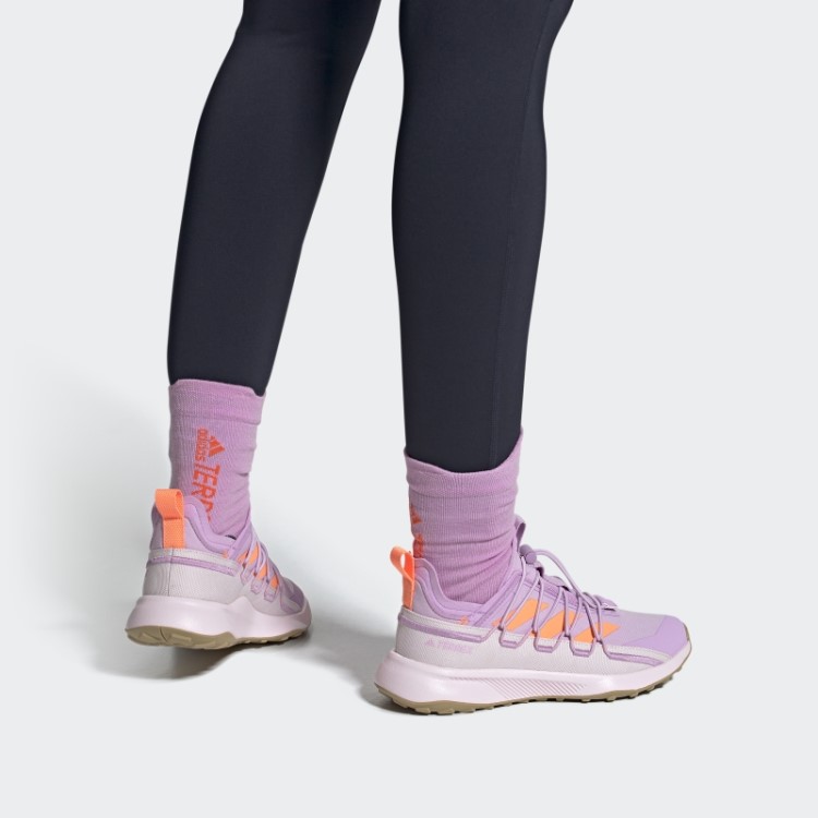 Sapatos De Viagem De Lona Terrex Voyager 21 Lilás Adidas