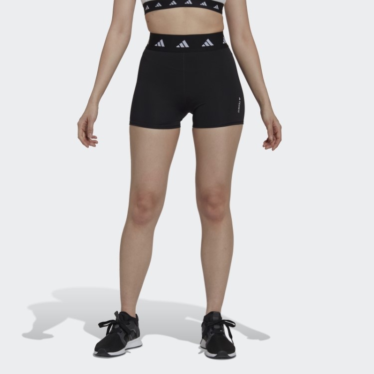 Leggings Curtas De 3 Polegadas à Prova De época Techfit Adidas Pretas