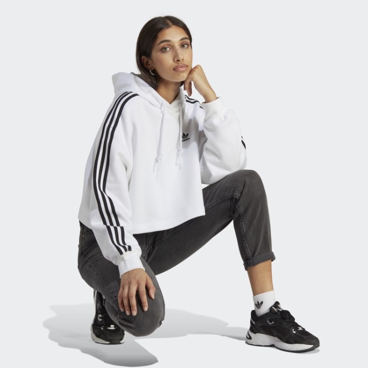 Adicolor Classics Crop Hoodie Adidas Branco
