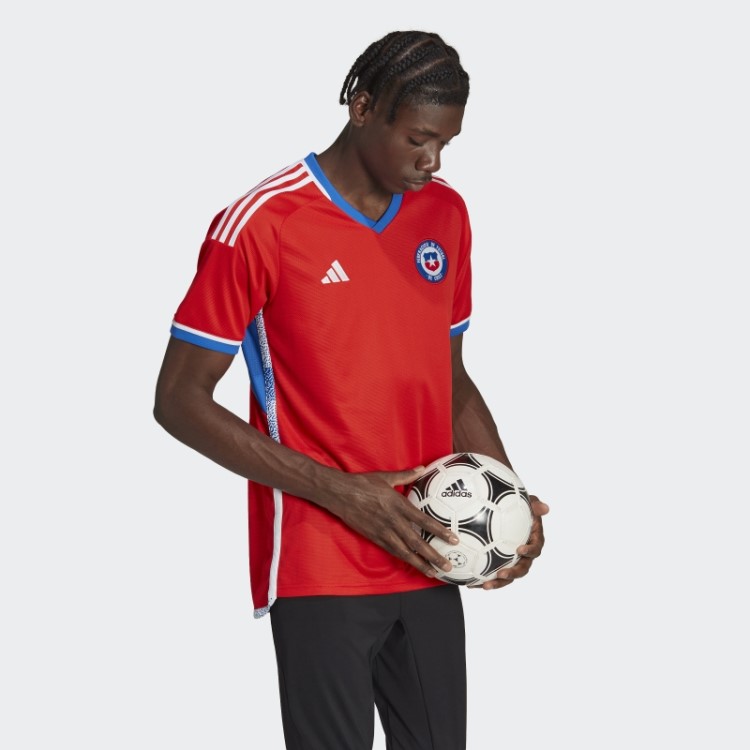 Camisa Vermelha Chile 22 Home Adidas Fashion