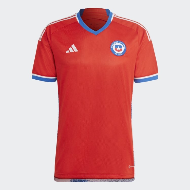 Camisa Vermelha Chile 22 Home Adidas Fashion