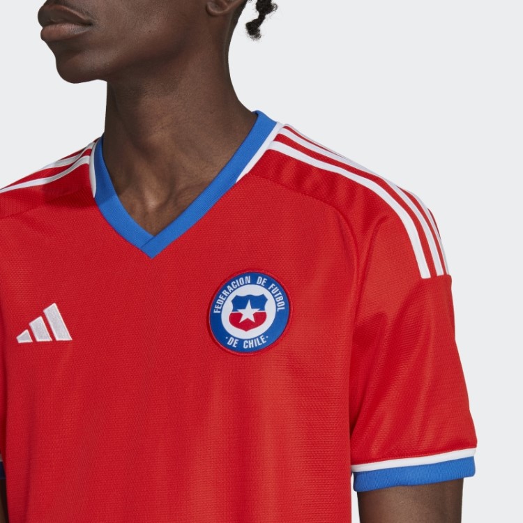 Camisa Vermelha Chile 22 Home Adidas Fashion