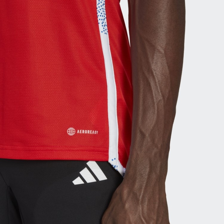 Camisa Vermelha Chile 22 Home Adidas Fashion
