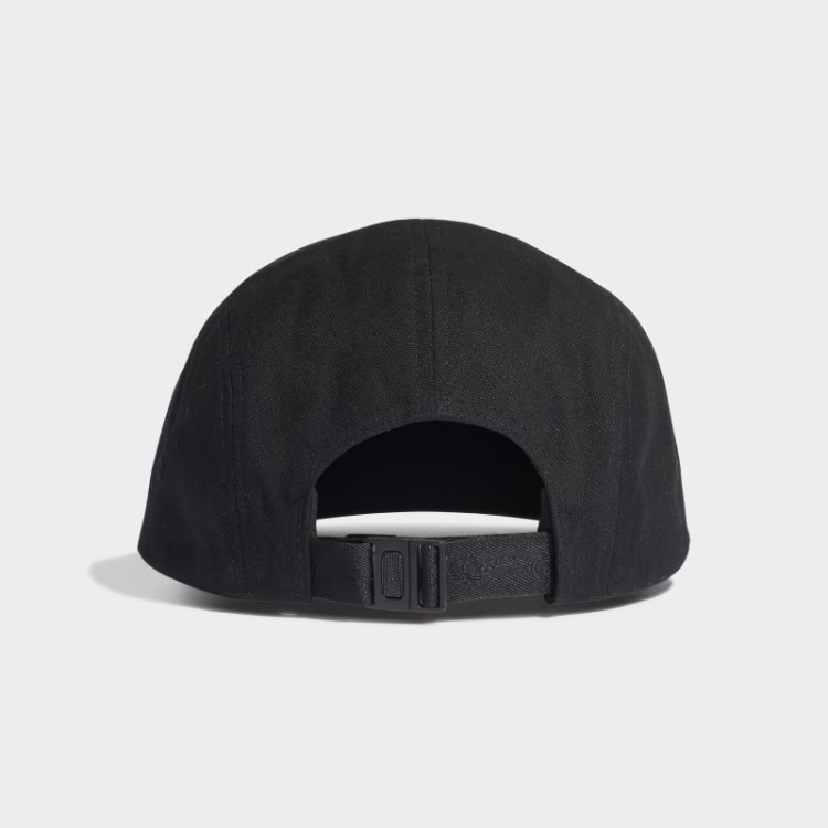 Boné Preto Adicolor Com Cinco Painéis Adidas